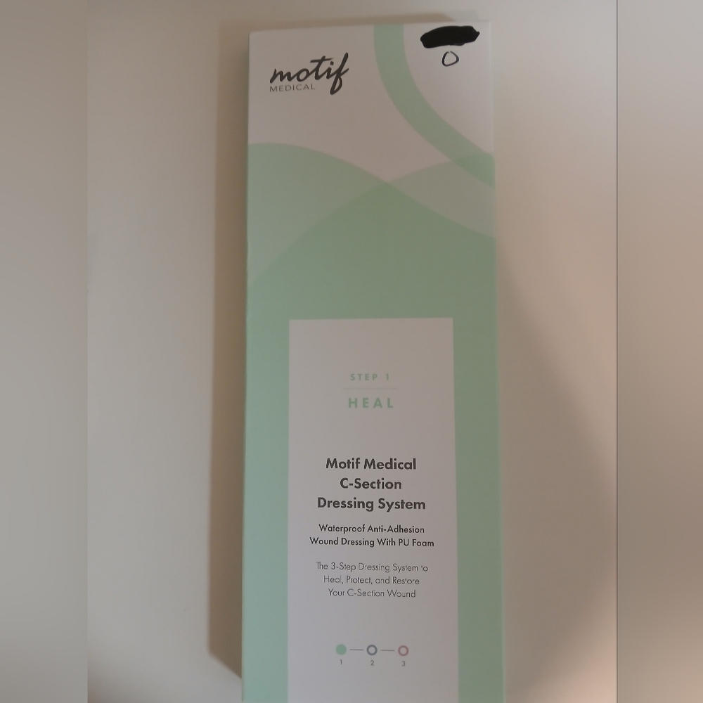 Motif Medical C-Section Dressing System Step 1  Heal Waterproof Exp 02-2027